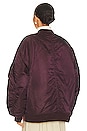 view 4 of 5 MA-1 Flight Jacket in Berry
