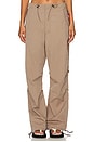 view 1 of 7 PANTALON PARACHUTE in Coyote Brown