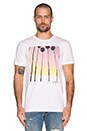 view 1 of 3 NYT Palm Gradient Tee in White