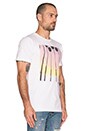 view 2 of 3 NYT Palm Gradient Tee in White