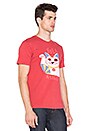 view 2 of 3 Lucky Cat Tee in Red