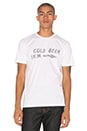 view 1 of 3 Cold Beer Tee in White