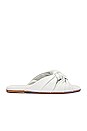 view 1 of 5 Windsor Knot Slide Sandal in White