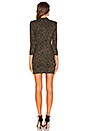 view 3 of 4 Mahry Dress in Black & Gold