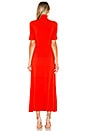 view 3 of 3 Caplan Dress in Tangerine