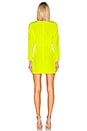 view 3 of 3 Marin Dress in Neon Yellow