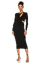 view 1 of 4 VESTIDO MIDI LORELEI in Black