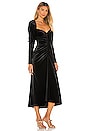 view 1 of 3 VESTIDO MIDI CHAMBERLAIN in Black