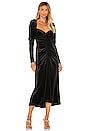 view 2 of 3 VESTIDO MIDI CHAMBERLAIN in Black
