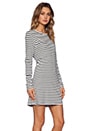 view 2 of 4 Fay Dress in White & Black