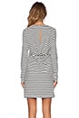view 3 of 4 Fay Dress in White & Black