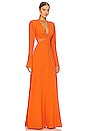 view 2 of 3 Issa Dress in Vivid Orange