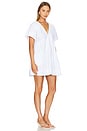 view 2 of 3 Easy Day Cotton Camila Dress in White