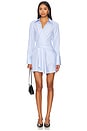 view 1 of 3 ROBE LYDIA in Ice Blue & White