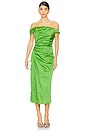 view 1 of 3 Camille Dress in Lily Green