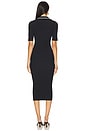 view 3 of 3 Darcy Dress in Midnight, Navy, & Parchment