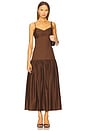 view 1 of 3 Harper Dress in Milk Chocolate