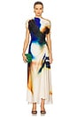 view 1 of 4 Penny Dress in Lapis Multi