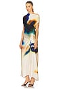 view 3 of 4 Penny Dress in Lapis Multi