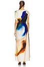 view 4 of 4 Penny Dress in Lapis Multi