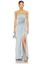 view 1 of 4 Layla Gown in Steel Blue