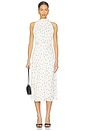 view 1 of 3 Simona Dress in Cream & Black