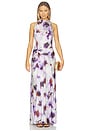 view 1 of 3 ROBE DE SOIRÉE SKYLAR in Lilac Multi