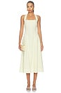view 1 of 3 VESTIDO ELINOR in Light Canary