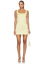 view 1 of 3 Faye Dress in Light Canary