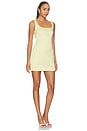 view 2 of 3 Faye Dress in Light Canary
