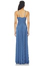 view 4 of 4 Genevieve Gown in Ash Blue