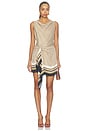 view 1 of 4 Dea Dress in Black & Caramel	Dotted