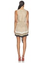 view 4 of 4 Dea Dress in Black & Caramel	Dotted