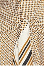 view 5 of 4 Dea Dress in Black & Caramel	Dotted
