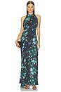 view 1 of 3 Scarlett Gown in Evening Blue Multi