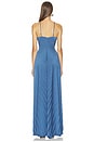 view 4 of 4 Genevieve Gown in Ash	Blue