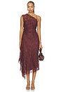 view 1 of 5 Gia Dress in Maroon