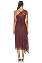 view 5 of 5 Gia Dress in Maroon
