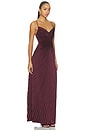 view 2 of 4 Genevieve Gown in Pinot Red