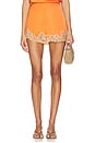 view 1 of 6 Pipa Short in Vivid Orange & Pale Blush
