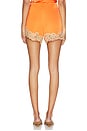 view 4 of 6 Pipa Short in Vivid Orange & Pale Blush