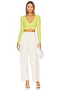 view 4 of 4 CÁRDIGAN HALLIE in Citrine Yellow