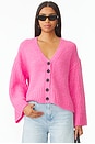 view 1 of 4 Venice Cardigan in Pink