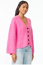 view 2 of 4 Venice Cardigan in Pink