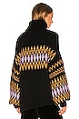 view 3 of 4 Tracey Sweater in Black, Bordeaux & Lilac