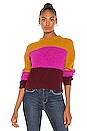 view 1 of 4 Robertson Sweater in Miso, Pink Moss & Plum Wine