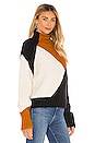 view 2 of 4 Claremont Sweater in Off White, Bronze & Black