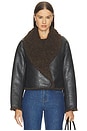 view 1 of 5 Stella Jacket in Deepest Brown & Pilot Brown