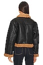 view 4 of 5 Mountain Sherpa Jacket in Black & Brown