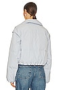 view 5 of 6 Tristan Puffer Jacket in Stone Blue